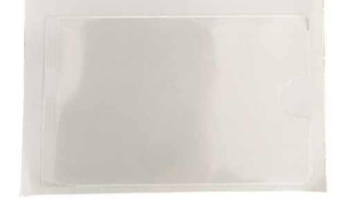 Plastic Name Holder Sticker & Card (Twin Pack)