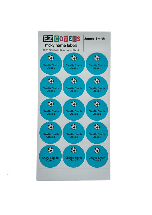 Personalised Circle Labels - Custom Image (15 labels)