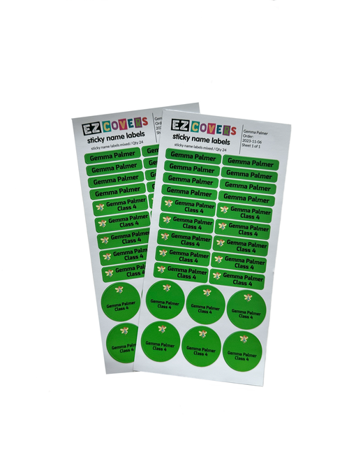 Personalised Mixed Labels