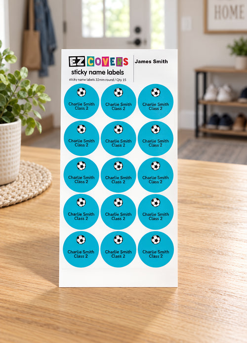 Personalised Circle Labels - Custom Image (15 labels)